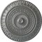 Ekena Millwork Christopher Ceiling Medallion, Hand-Painted Silver, 26 5/8"OD x 2 1/4"P CM26CSSLS - alternate 1